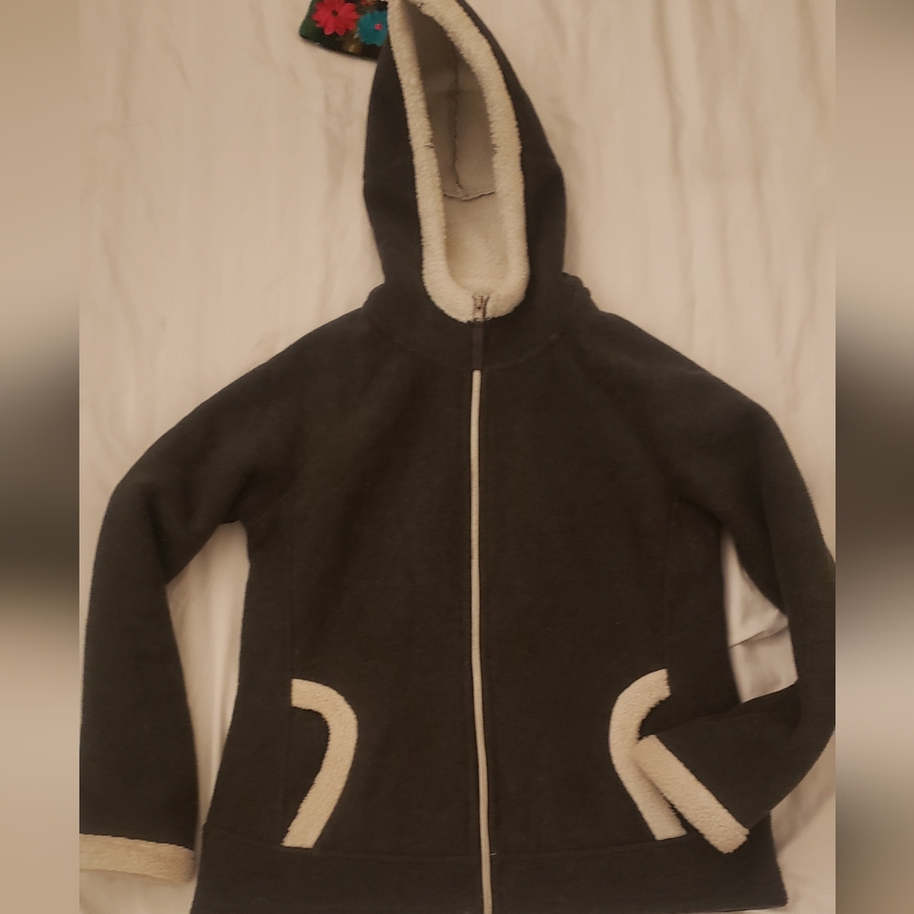 For The Republic Hoodie - Black and Cream